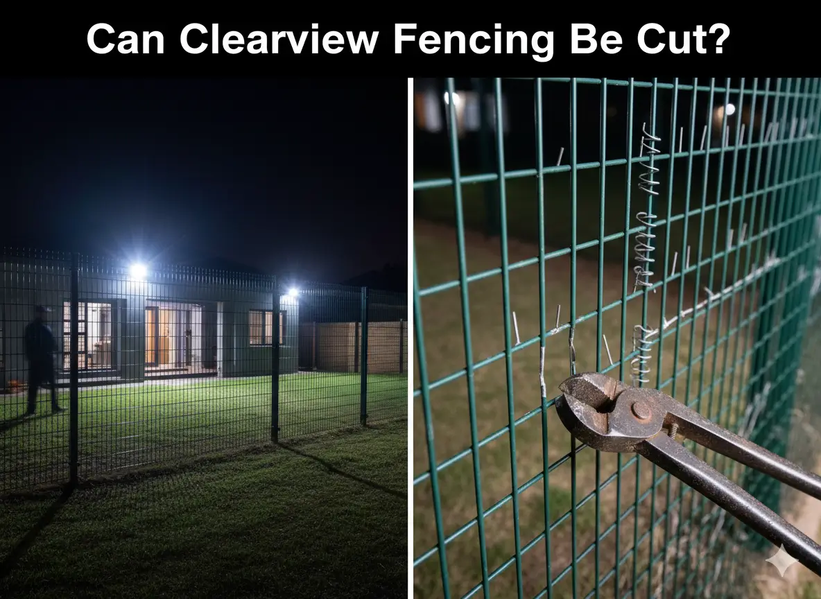 Can Clearview Fencing Be Cut?